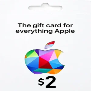 گیفت کارت اپل 2 دلاری