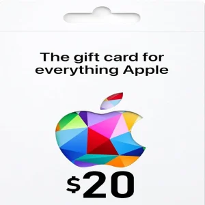 گیفت کارت اپل 20 دلاری