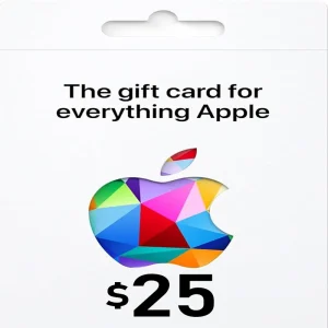 گیفت کارت اپل 25 دلاری