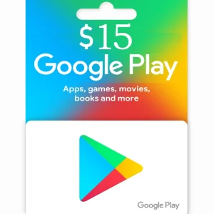 گیفت کارت 15 دلاری گوگل پلی